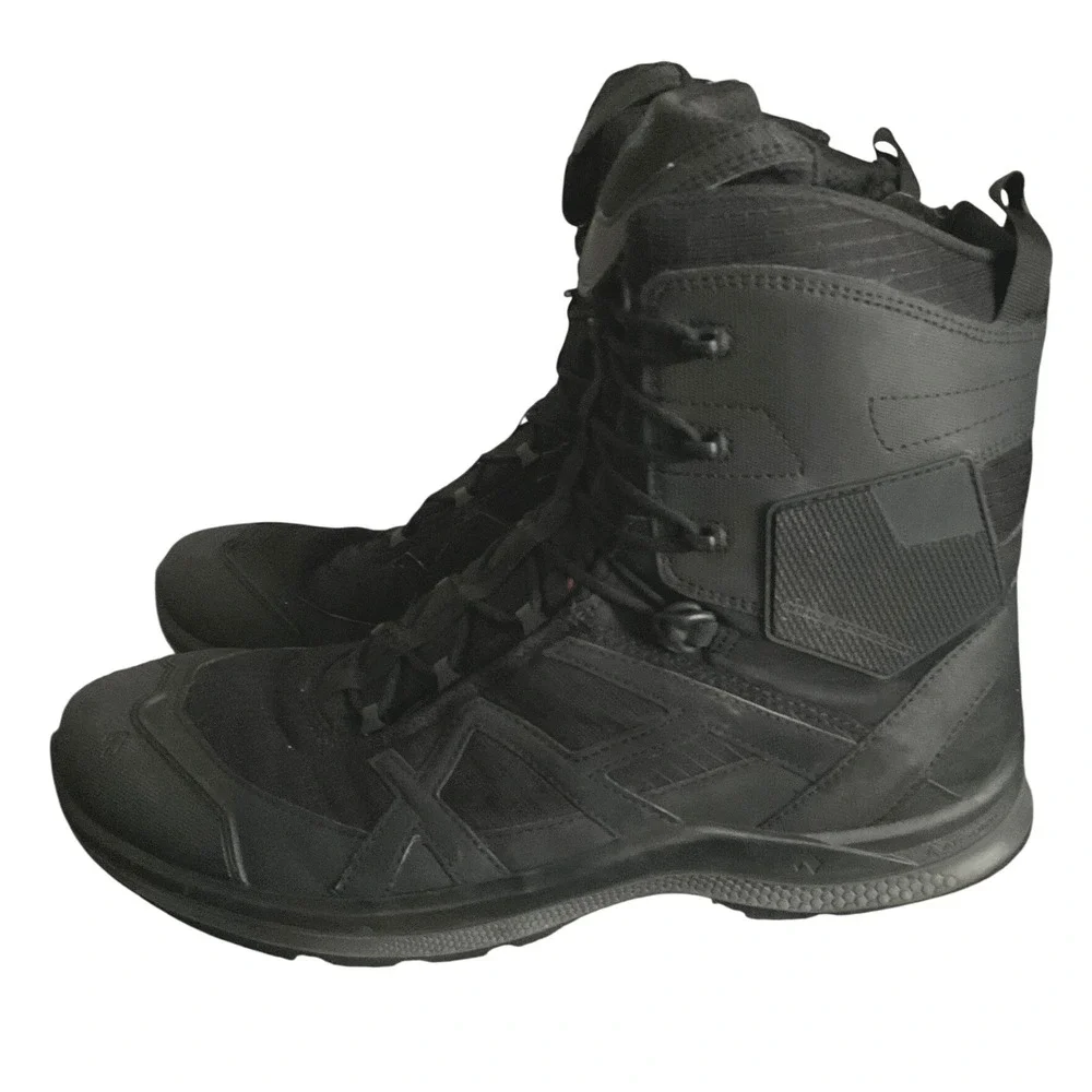 HAIX Black Eagle Athletic 2.0 T Tactical Side-Zip Boots Black Wide Men's 12